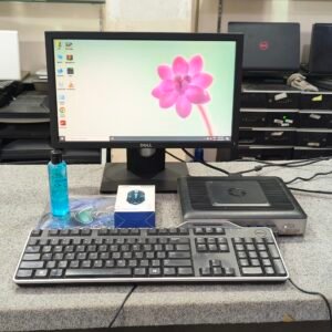 Refurbished Desktop Computer Set – 4GB RAM | 128GB SSD | 19" Monitor